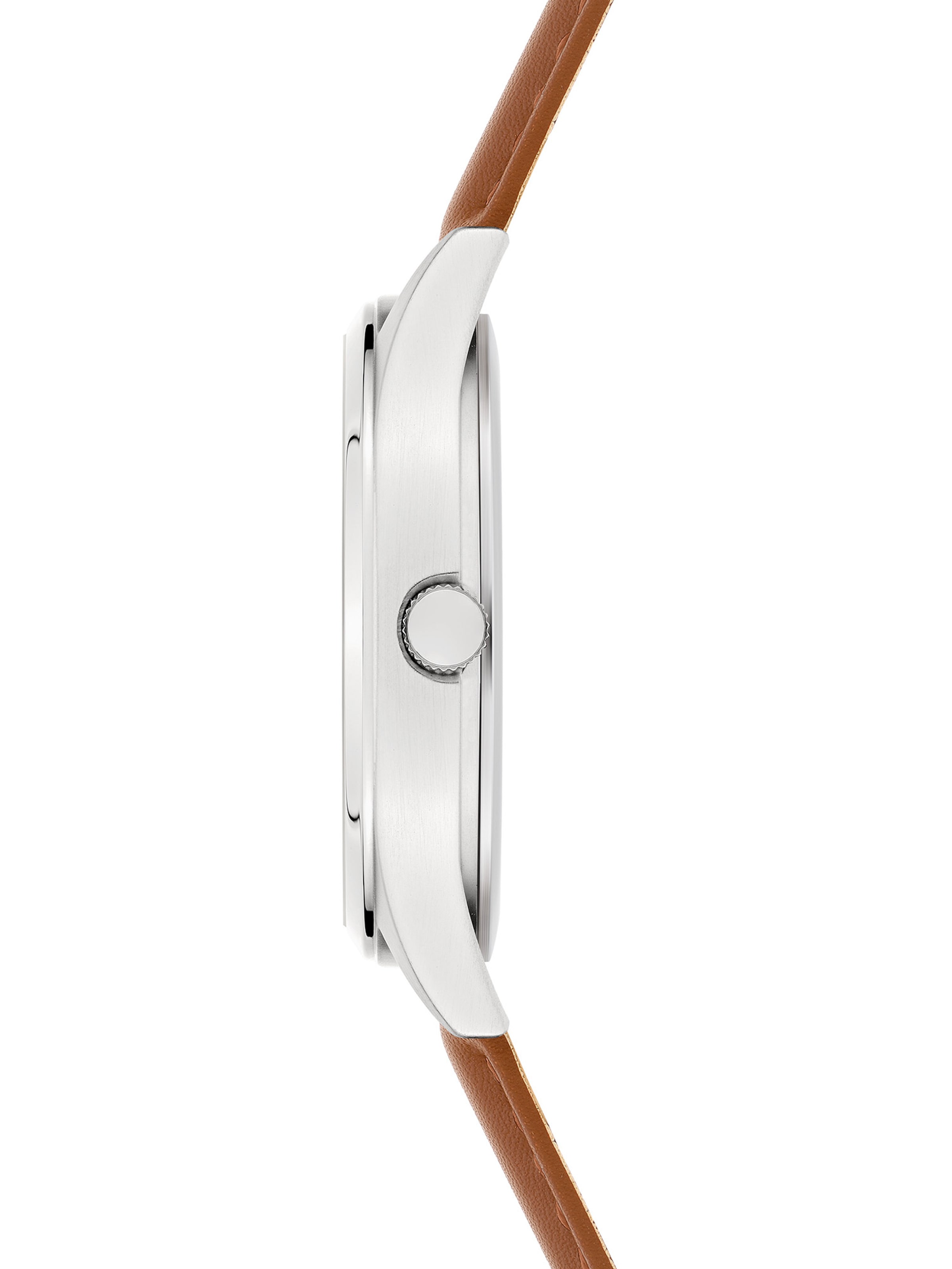 s.Oliver Analog Watch in Brown