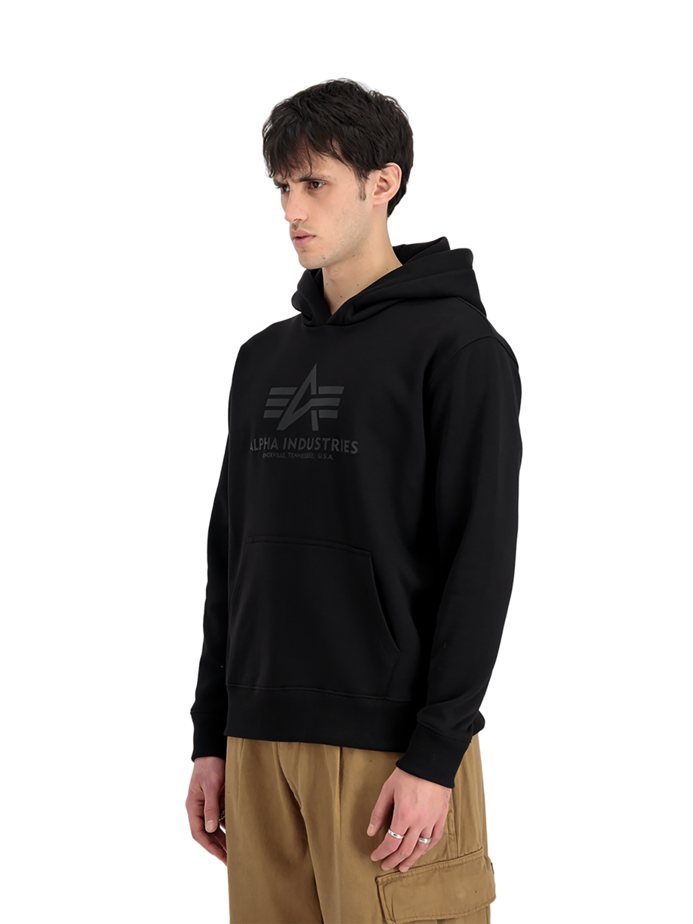 ALPHA INDUSTRIES Sweatshirt 'Basic' in Black