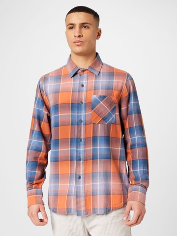 REPLAY Regular fit Button Up Shirt in Blue: front