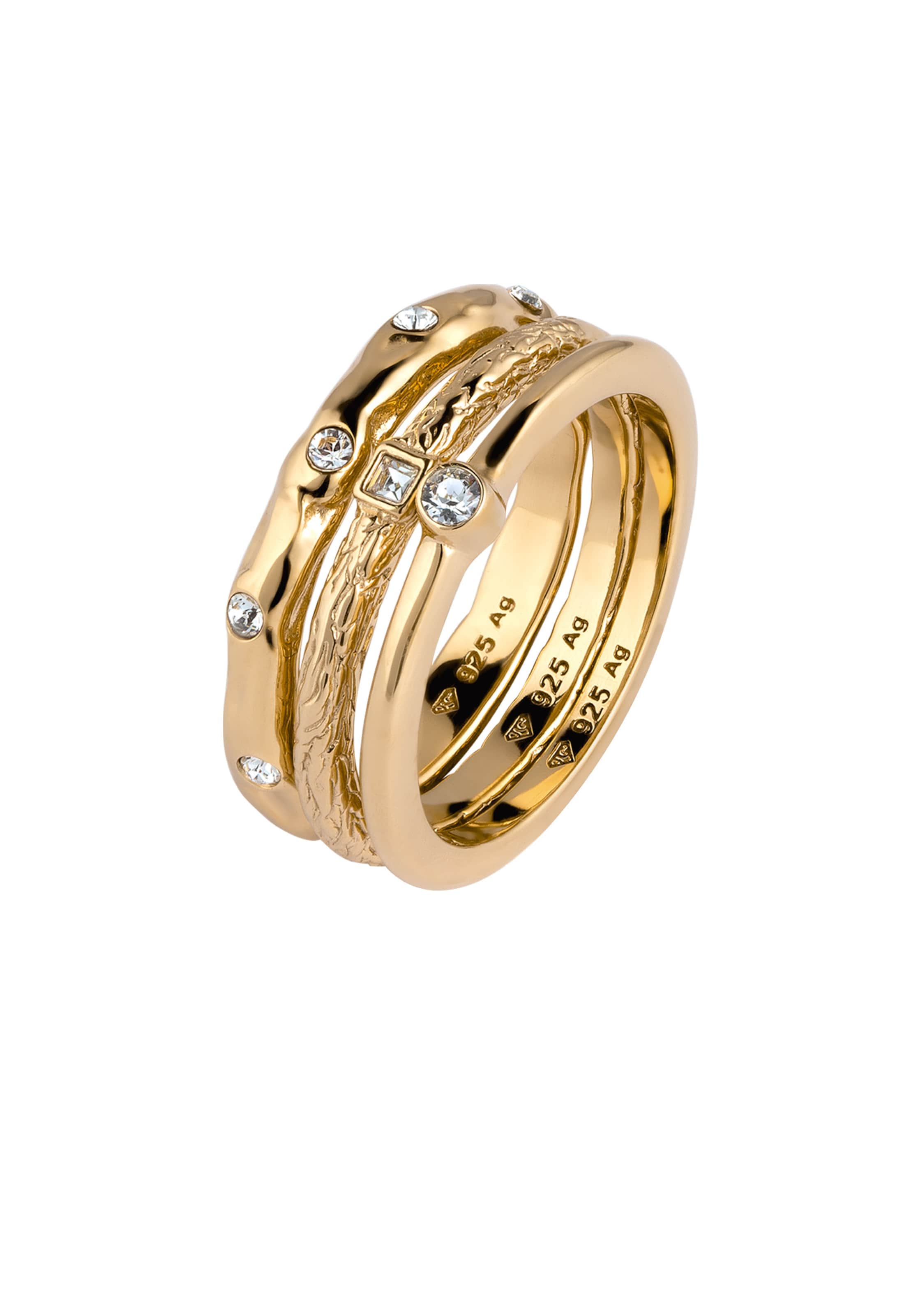 ELLI Ring in Gold: Vorderseite