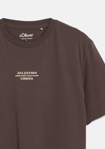 s.Oliver T-Shirt in Braun