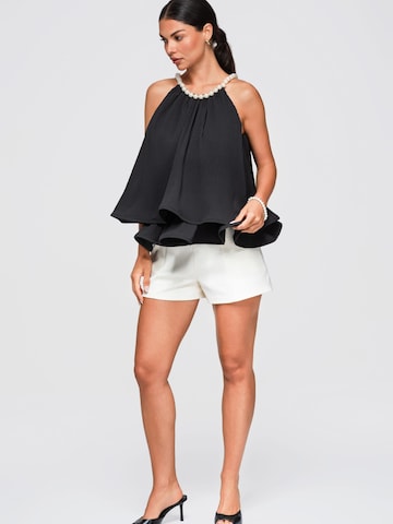 Ombre Blouse in Zwart