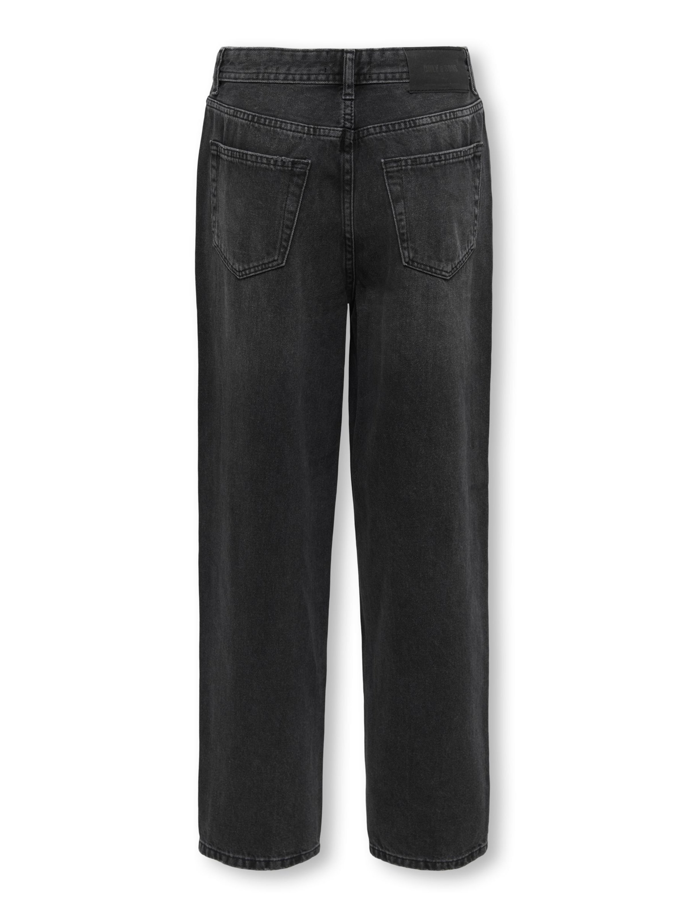 Only & Sons Junior - Loosefit Vaquero 'OSJFade' en negro