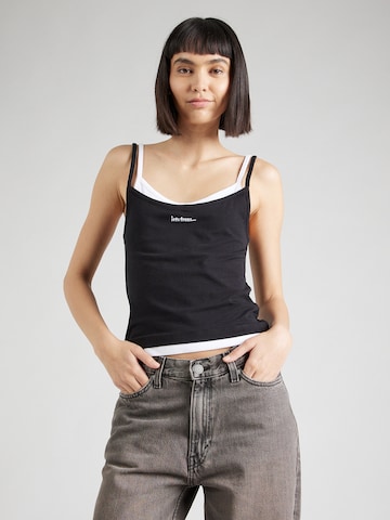 iets frans - Top 'IF GIGI CAMI' en negro: frente