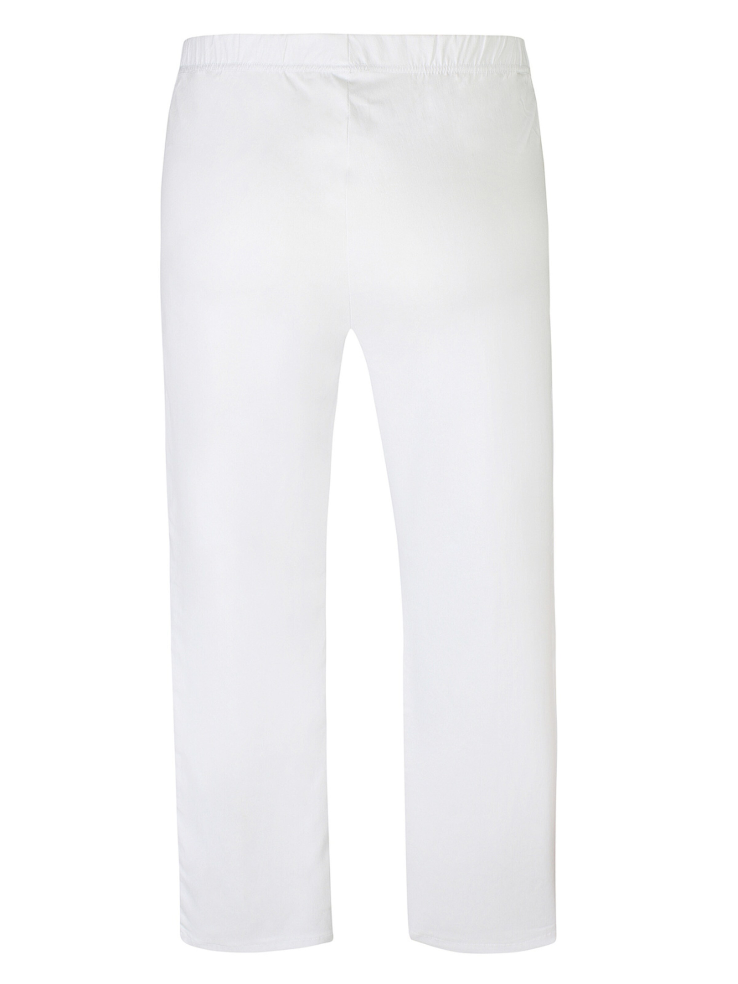 Zhenzi Loosefit Broek 'Jazzy 65' in Wit