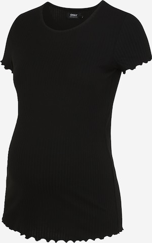 juoda Only Maternity Marškinėliai 'Emma': priekis
