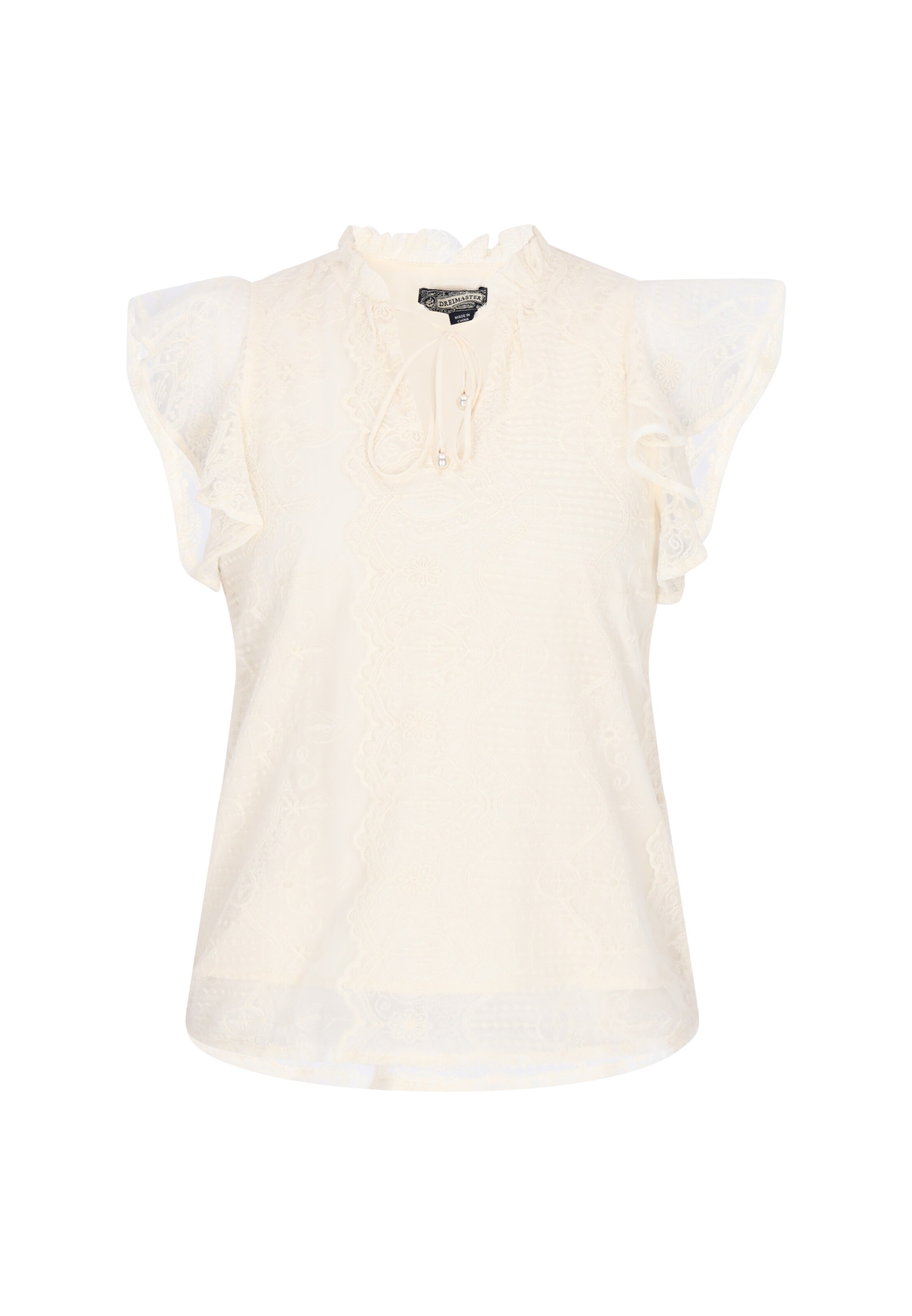 DreiMaster Vintage Blouse in de kleur Offwhite, Productweergave