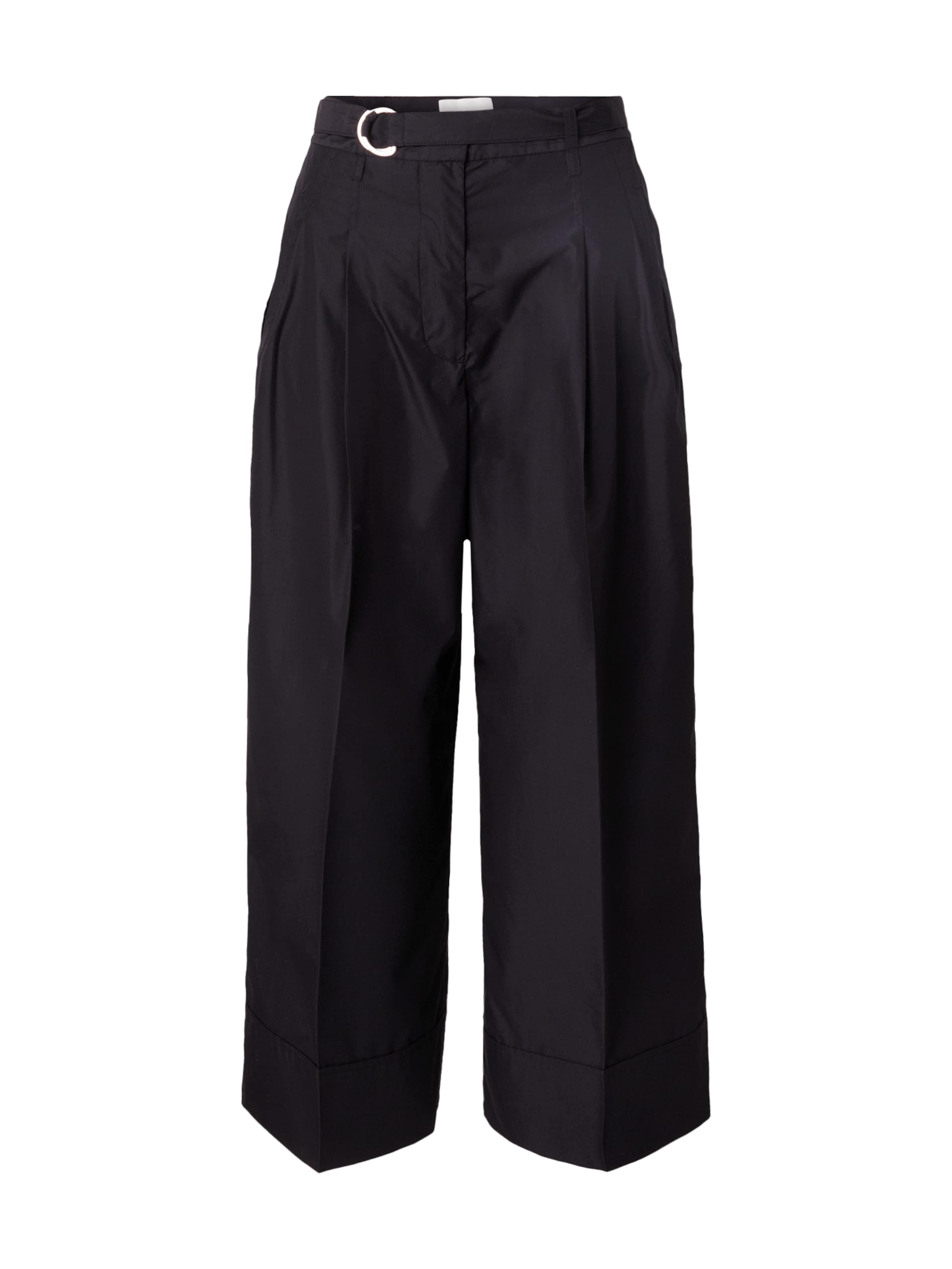 3.1 Phillip Lim Wide Leg Hose in Schwarz: Vorderseite