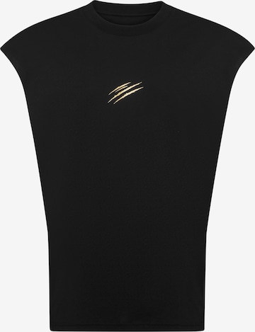 Plein Sport - Camisa em preto: frente