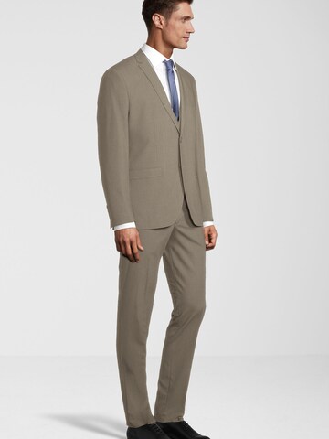 Steffen Klein Slimfit Anzug in Beige