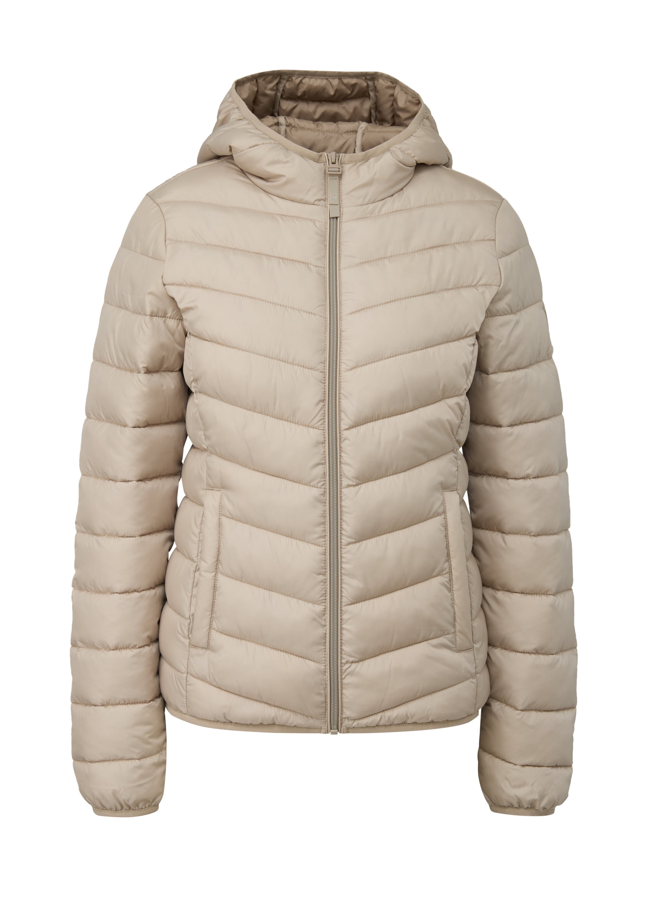 QS Jacke in Beige: Vorderseite