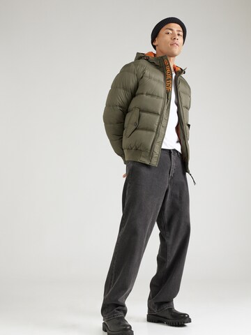 Coupe regular Veste d’hiver 'Adrian' INDICODE JEANS en vert