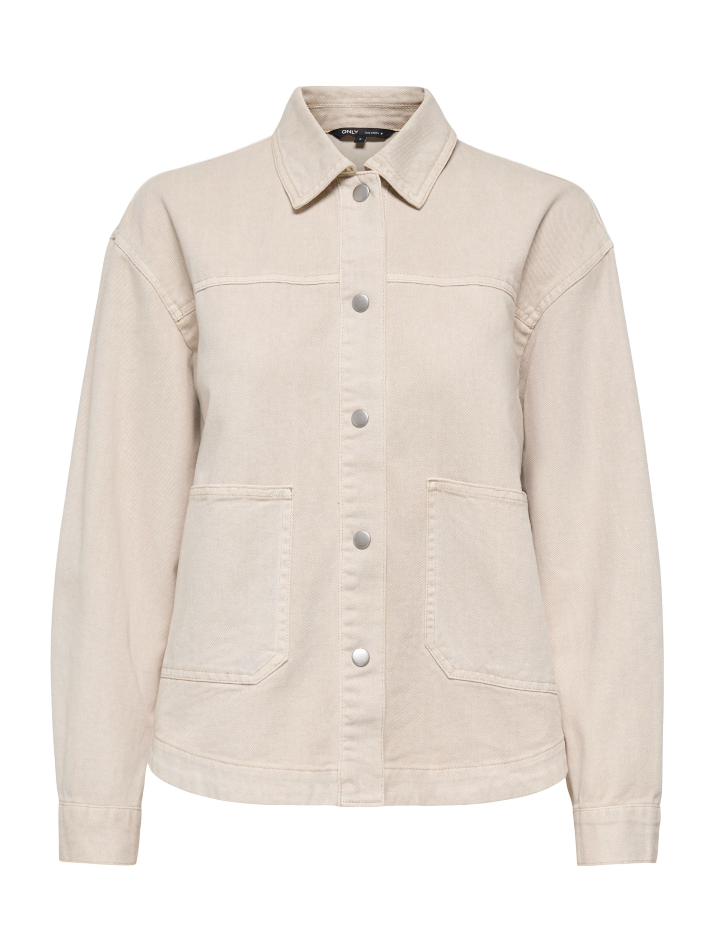 ONLY Starpsezonu jaka, krāsa - pelēcīgs, Preces skats