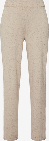 Ulla Popken Loosefit Broek in Beige: voorkant