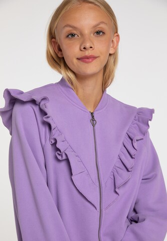 MYMO Sweat jacket in Purple