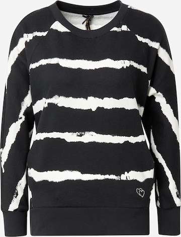 Key Largo Sweatshirt 'WSW START' in Zwart: voorkant