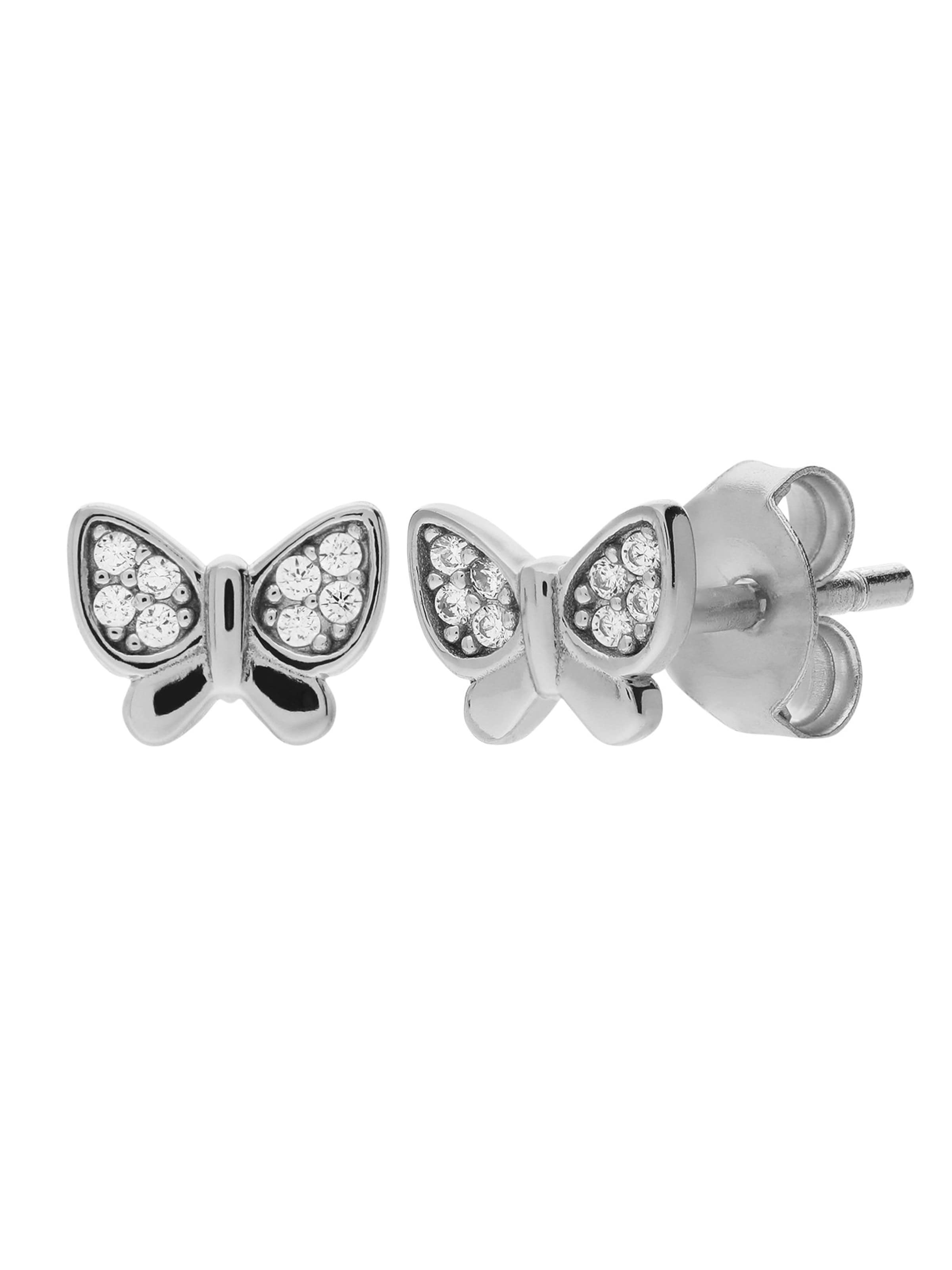 Lucardi Boucles d'oreilles en Onesize en argent, Vue avec produit