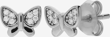 Boucles d'oreilles Lucardi en argent : devant
