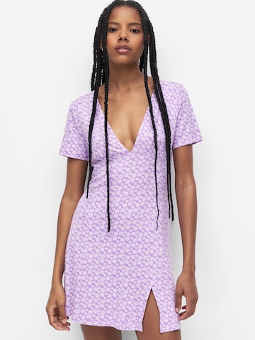 Robe d’été Pull&Bear en violet : devant