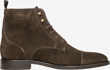 Henry Stevens Lace-Up Boots 'Murray' in Brown