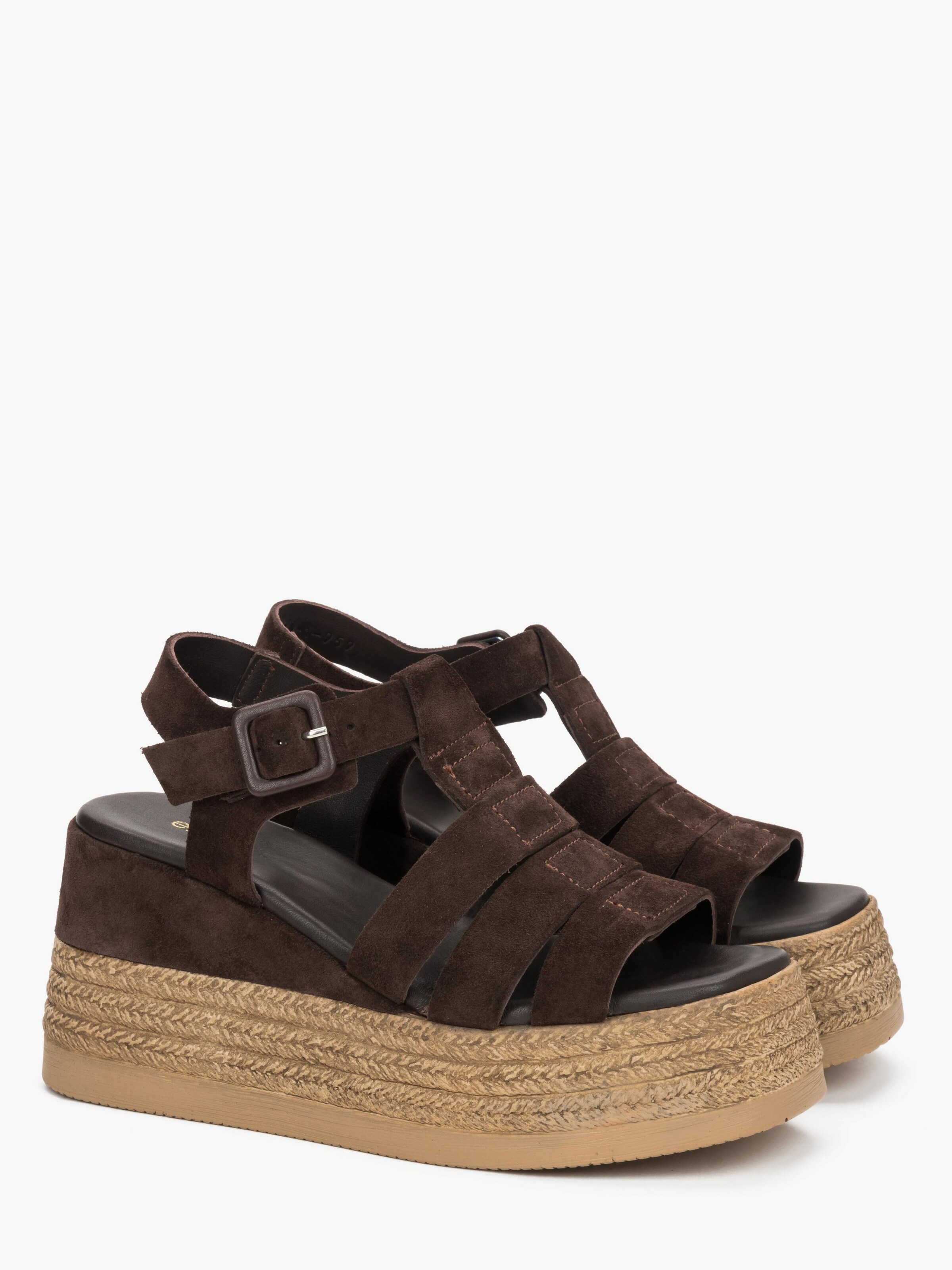 Estro Sandal '165-10094-1' i brun