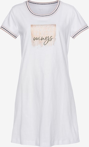 Chemise de nuit VIVANCE en blanc : devant