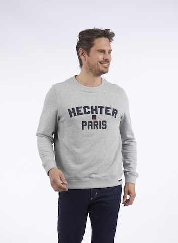 Sweat-shirt HECHTER PARIS en gris : devant