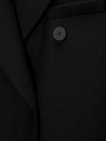 Pull&Bear Between-seasons coat in Black