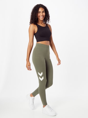 Hummel Skinny Leggings in Grün