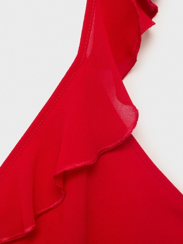 Rochie 'KIM' de la MANGO pe roșu