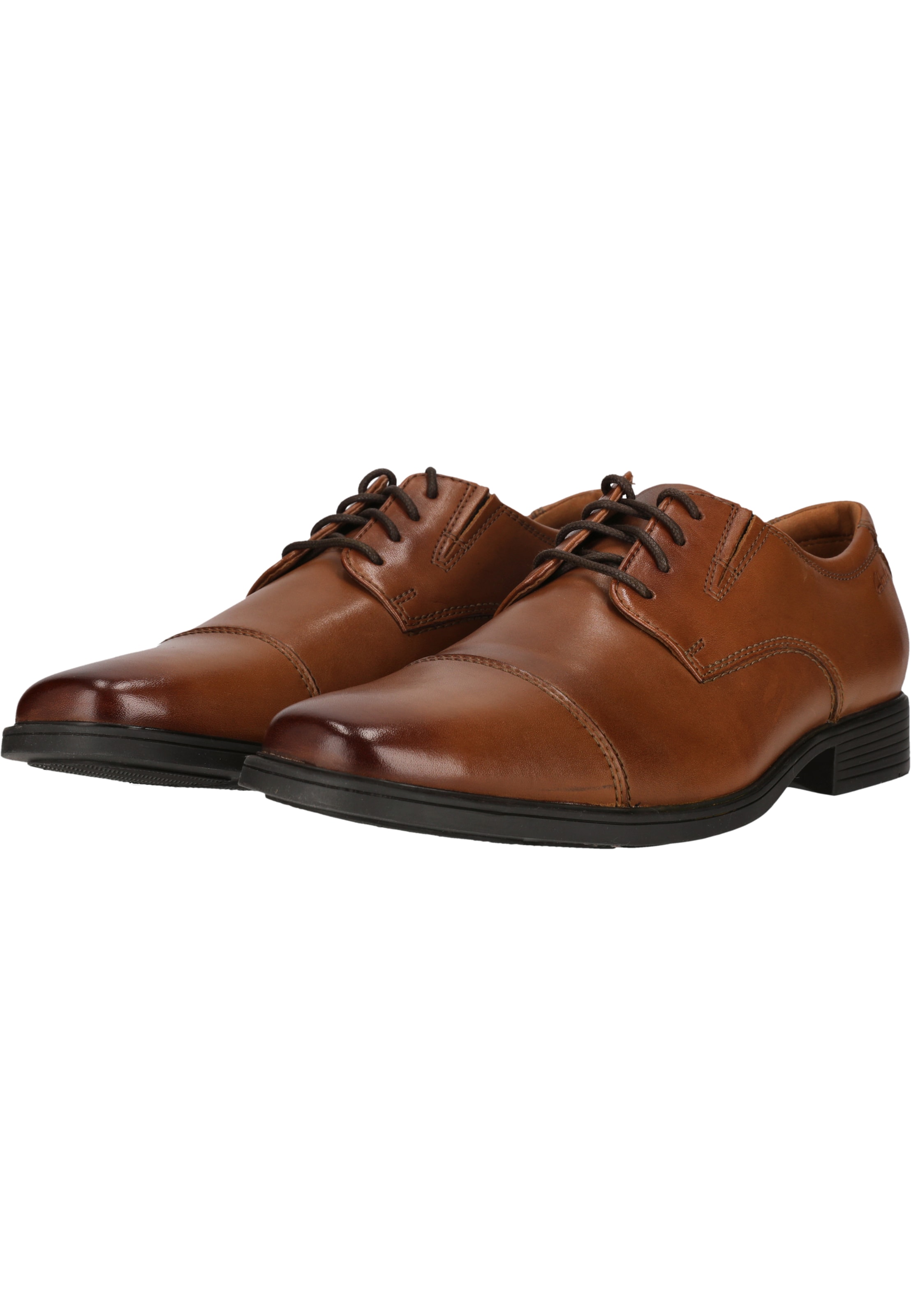 CLARKS Lace-up shoe 'Tilden Cap' in Brown