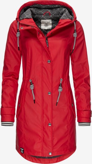 Cappotto di mezza stagione 'L60042' Peak Time di colore rosso sangue, Visualizzazione prodotti