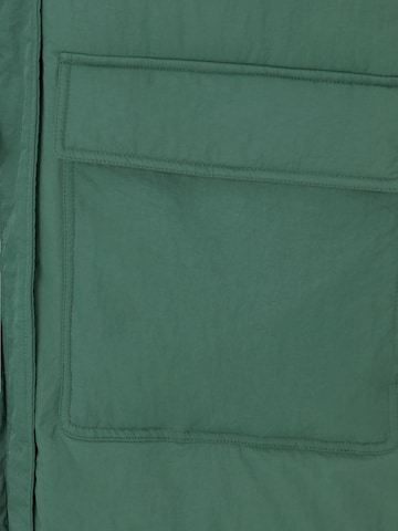 Pull&Bear Prehoden plašč | zelena barva
