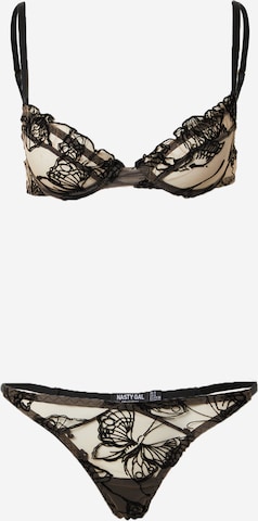 Ensemble de linge Nasty Gal en noir