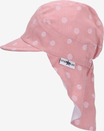 STERNTALER Beanie in Pink: front