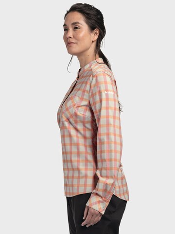 Schöffel Athletic button up shirt 'Pianosa' in Grey