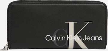 Calvin Klein Jeans Peňaženka - Čierna: predná strana