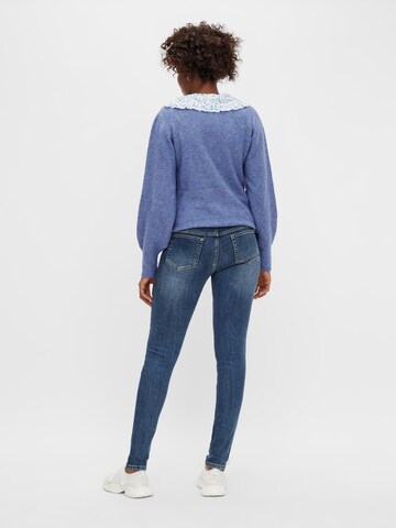 MAMALICIOUS Skinny Jeans 'Kansas' in Blau