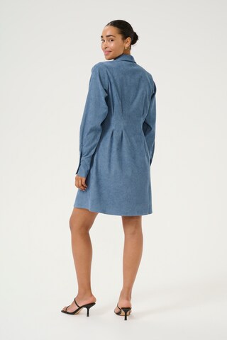 Kaffe Blusenkleid 'Hermine' in Blau