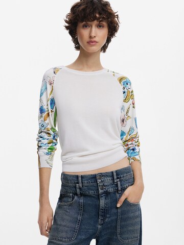 Desigual Zvonové kalhoty Džíny – modrá