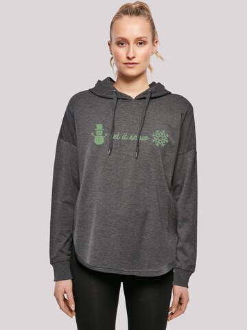 Sweat-shirt F4NT4STIC en gris : devant