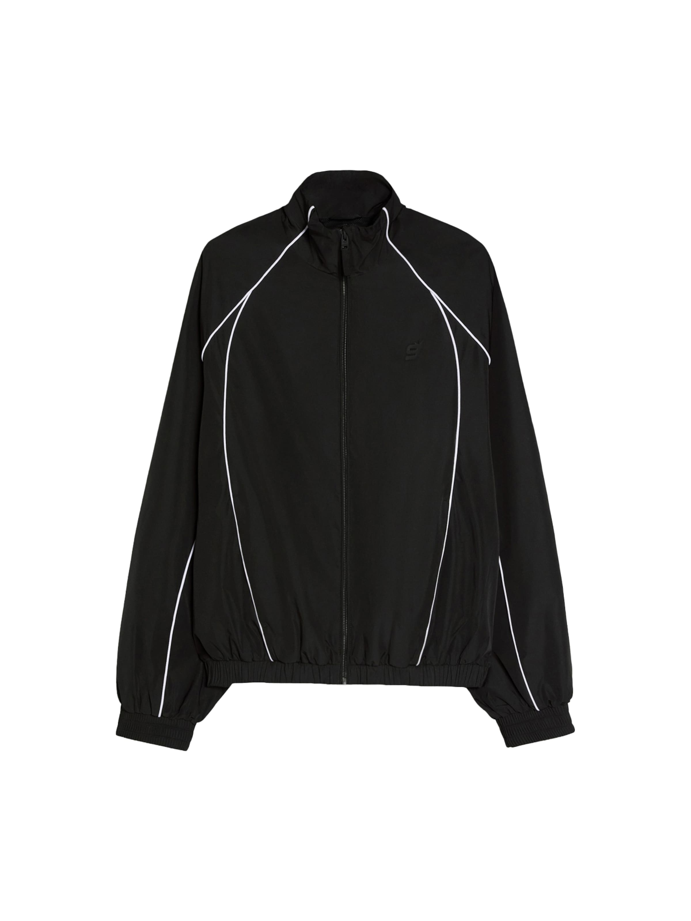 Bershka Between-season jacket in Black: front