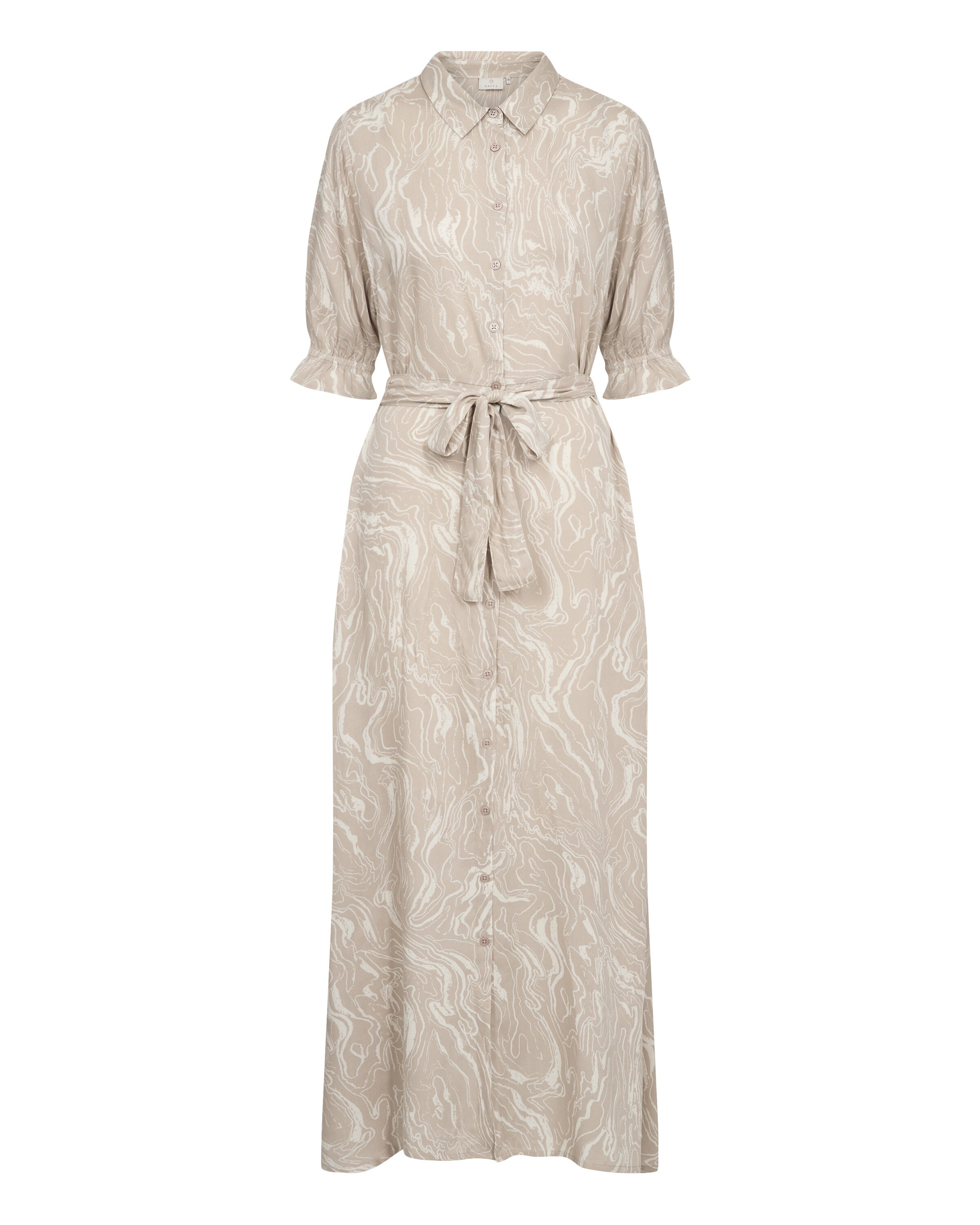 Kaffe Kleid 'Mira' in Beige: Vorderseite