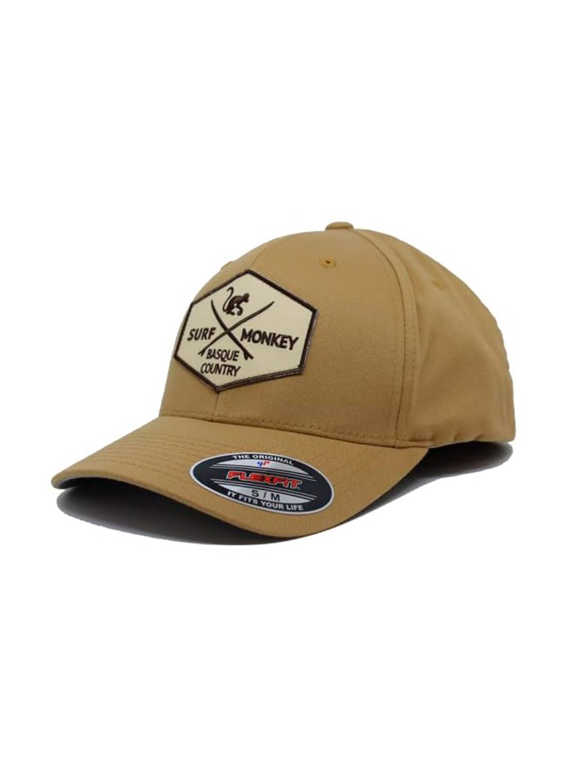 Surf Monkey - Boné desportivo em amarelo: frente