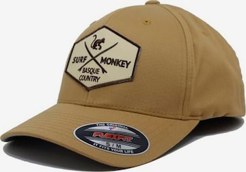 Surf Monkey - Boné desportivo em amarelo: frente