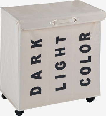 Wenko Laundry Basket 'Trivo' in Beige: front