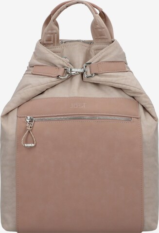 JOST Backpack 'Roskilde' in Beige: front