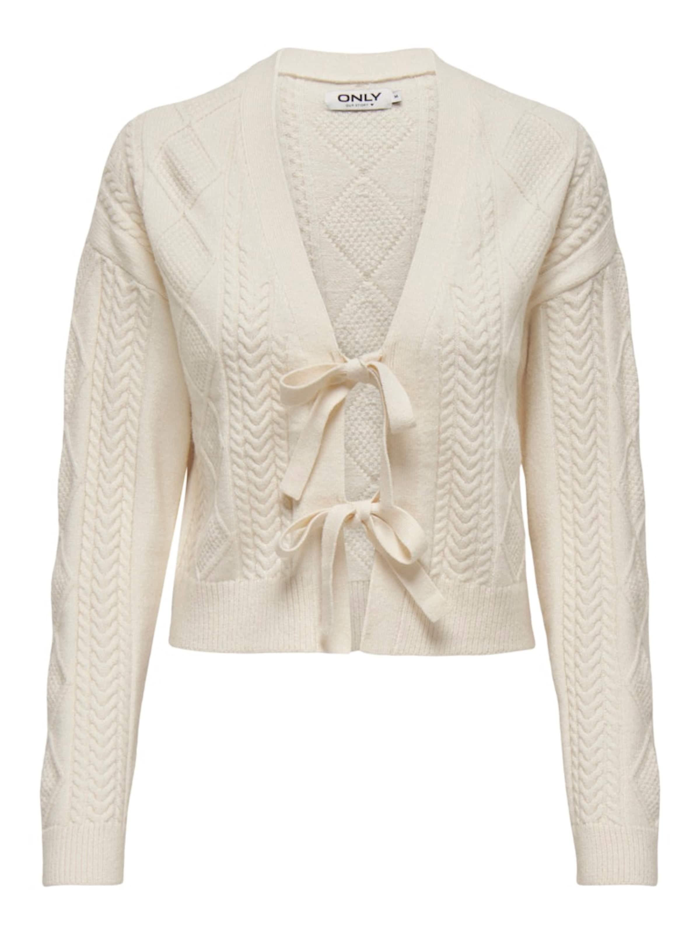 ONLY Strickjacke 'ONLFia' in ecru, Produktansicht