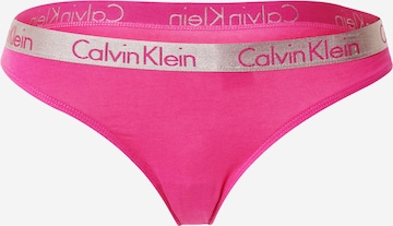 Calvin Klein Underwear Thong in Pink: front