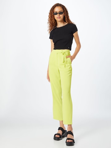 Regular Pantalon à pince Warehouse en vert